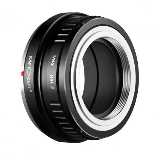Lente de montagem Minolta M42 para câmera Nikon Z6 Z7 K&F Concept adaptador de montagem de lente