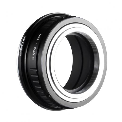 Lente SLR de montagem de parafuso M42 para corpo de câmera Canon EOS R Adaptador de montagem de lente K&F Concept