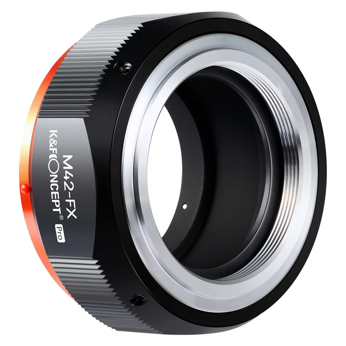 K&F Concept M42 to Fuji X Lens Mount Adapter for M42 Screw Mount Lens to  Fujifilm Fuji X-Series X FX Mount Mirrorless Cameras with Matting Varnish  