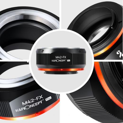 M42 to Fuji X Adapter,K&F Concept Lens Mount Adapter for M42 Mount Lens to Fujifilm Fuji X-Series X FX Mount Mirrorless Camera Body,Fits for Fuji XT2 XT20 XE3 XT1 X-T2 