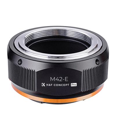 K&F Concept M10115 M42-NEX PRO ， 2020년 고정밀 렌즈 어댑터 (주황색)의 새로운 기능