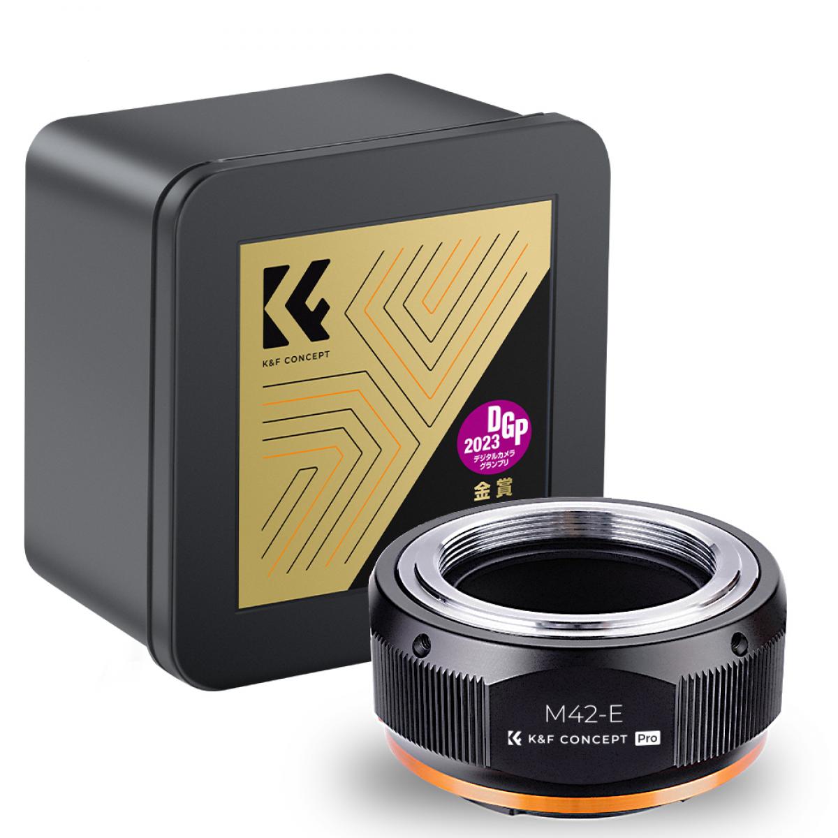 K&F CONCEPT M42 レンズ- NEX Eマウント アダプター K&f Concept M42-nex Pro M42 Lens To E Fe Camera Mount