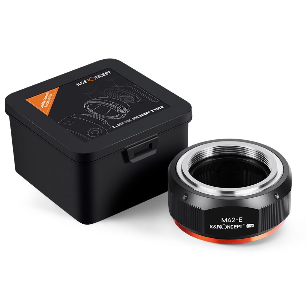K&F CONCEPT M42 レンズ- NEX Eマウント アダプター K&f Concept M42-nex Pro M42 Lens To E Fe Camera Mount