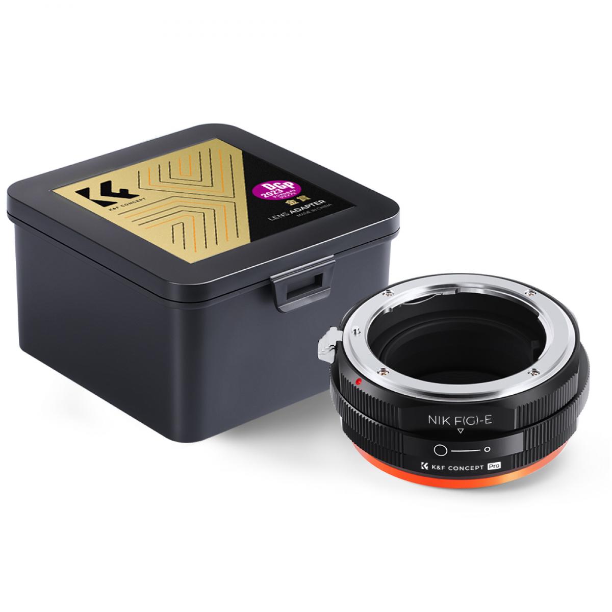 New Product : K&F M18105  NIK(G)-NEX PROi?New in 2020 high precision lens adapter (orange)