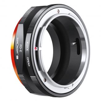 FD to E Mount Lens Mount Adapter Comaptible for Canon FD FL Mount Lens to E NEX Mount Mirrorless Cameras with Matting Varnish Design Comaptible for Sony A6000 A6400 A7II A5100 A7 A7RIII