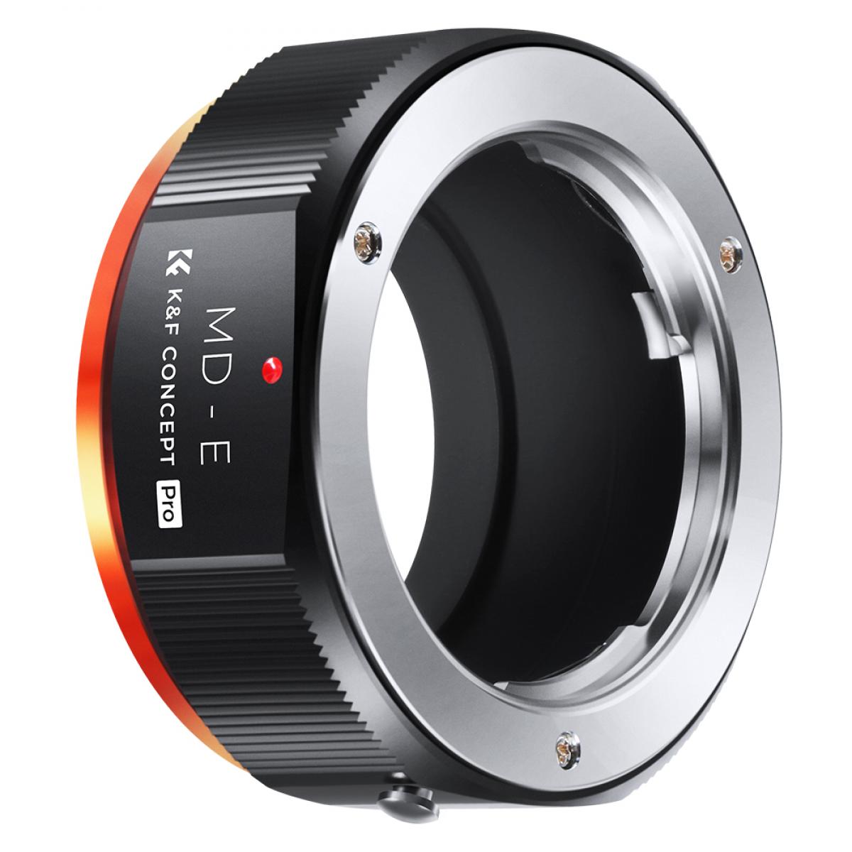 MD to NEX Lens Mount Adapter for Minolta MD MC Mount Lens to NEX E Mount Mirrorless Cameras for Sony A6000 A6400 A7II A5100 A7 A7RIII K&F Concept