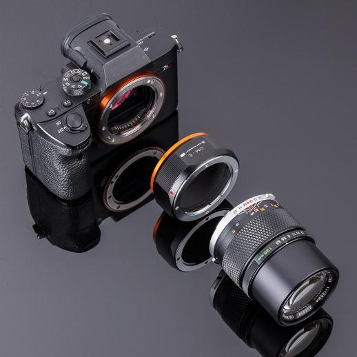 Olympus OM レンズマウントアダプターの Sony E カメラ OM-E Pro