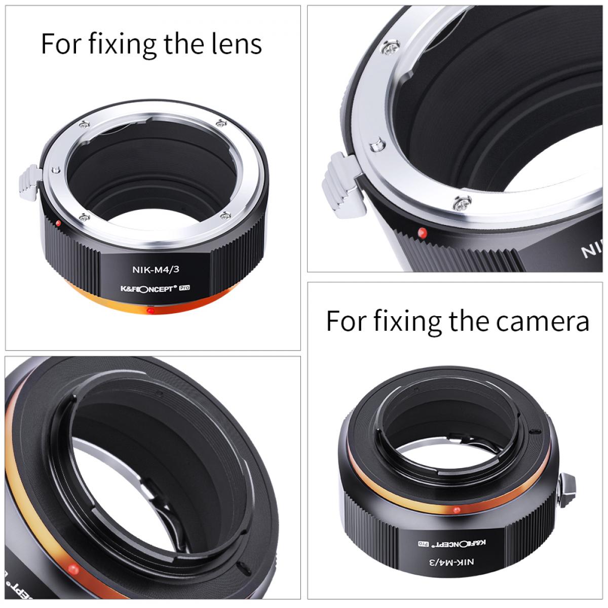 Nikon AI F Mount Lens to Micro Four Thirds (MFT, M4/3) Camera Adapter with  Matting Varnish for Olympus Pen E-P1 P2 P3 P5 E-PL1 Panasonic Lumix GH1 2 3