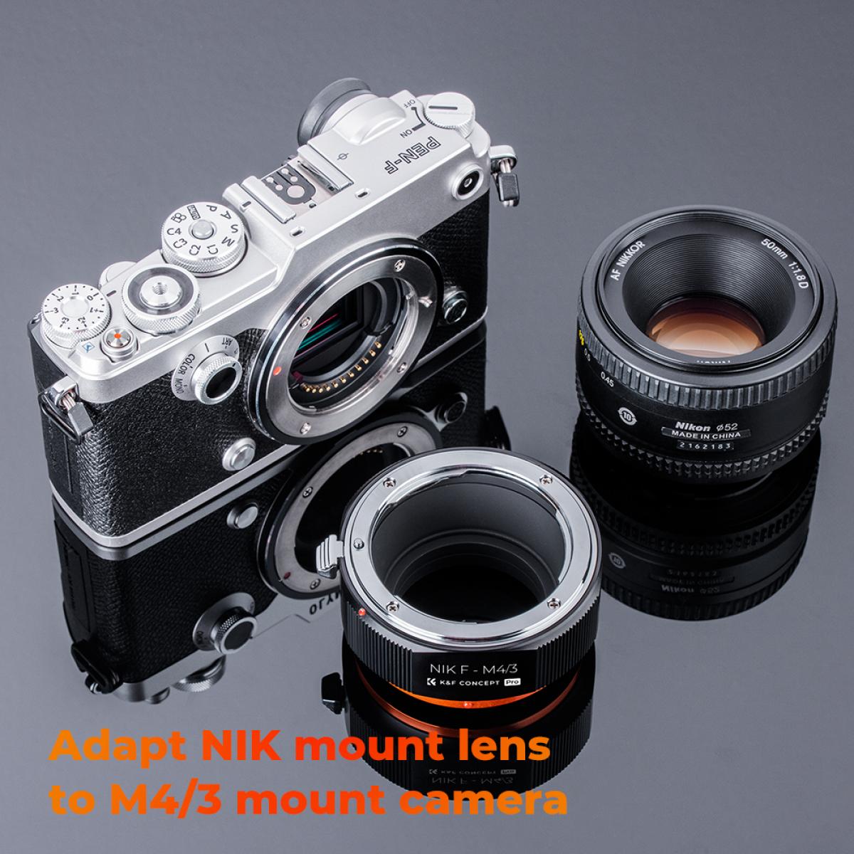 Camera Adapter Nikon AI F Mount Lens to Micro Four Thirds