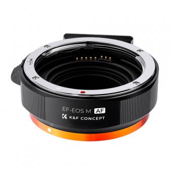 K&F Concept Auto Focus Lens Mount Adapter EF/EF-S to EOS M Electronic Lens Adapter Compatible for Canon EF EF-S Mount Lens to EOS M Mount Cameras