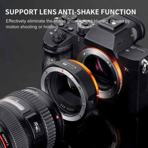 Canon EF レンズマウントアダプターの Sony E マウント カメラ, 電子 ...