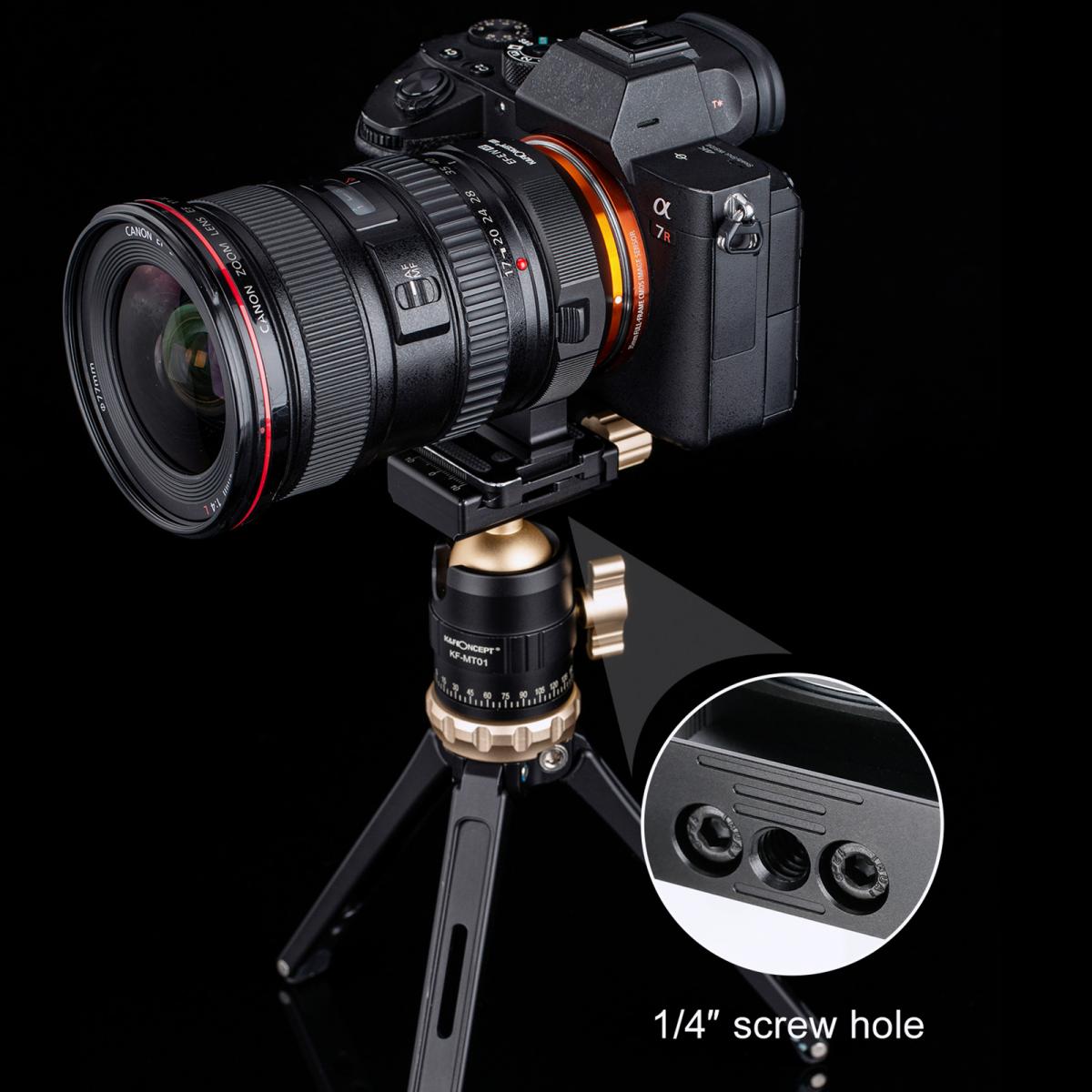 公式オンラインショップ KF Concept Canon EF/EF-Sレンズ--Sony Eマウントカメラ電子アダプター 高速バージョンは  金メッキ カメラ・ビデオカメラ・光学機器用アクセサリー FONDOBLAKA