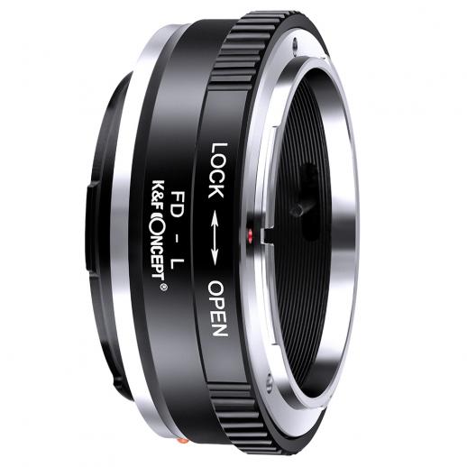 Canon FD FL レンズマウントアダプターの Lマウント カメラ