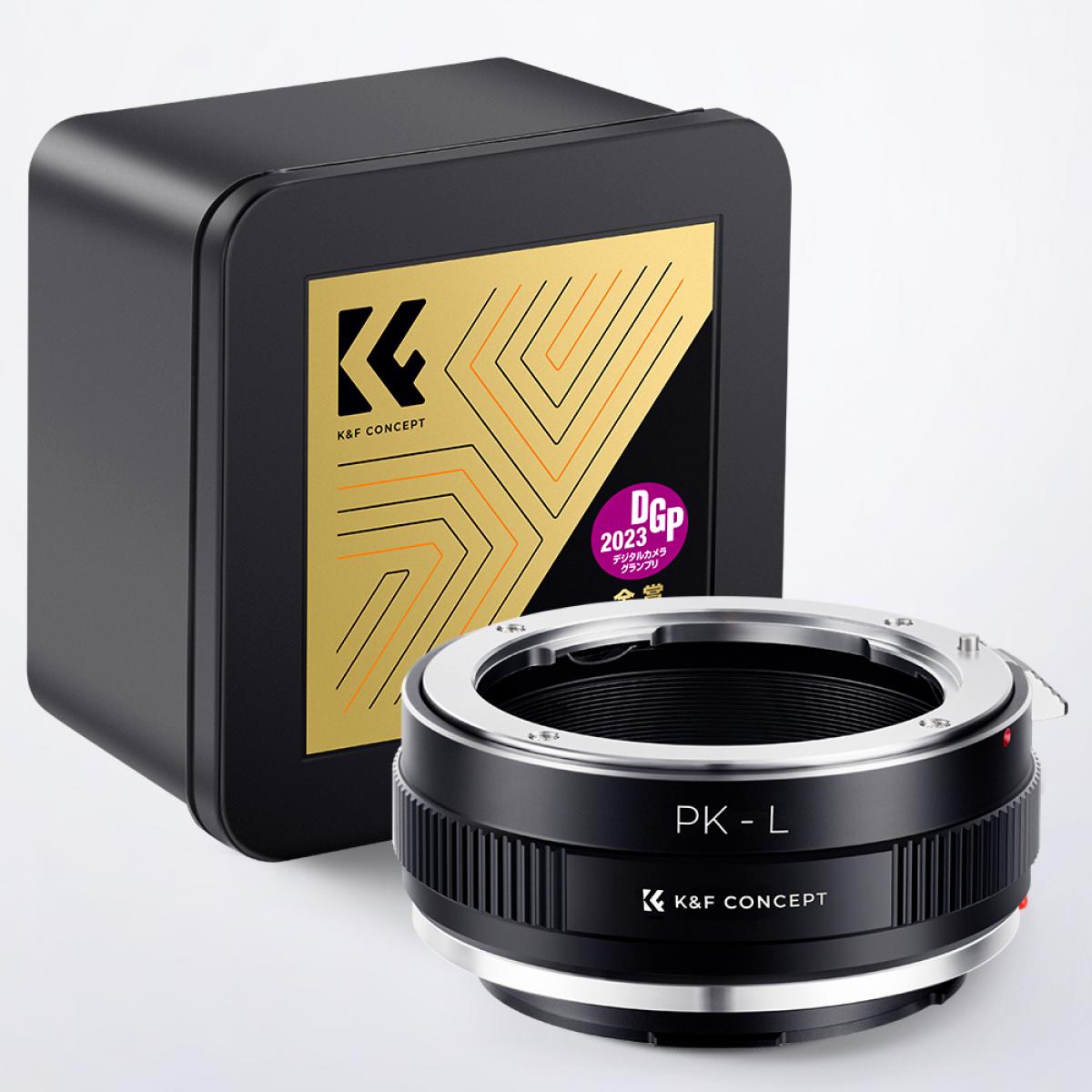 K&F Concept PK/DA-E Bague adaptateur pour Pentax K/M/A/FA/DA Objectifs ver Sony E baïonnette appareil photo