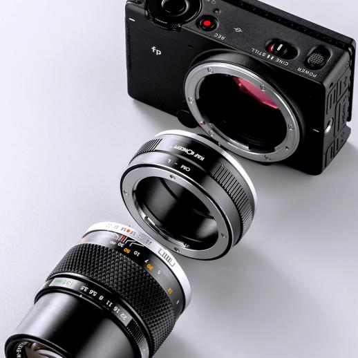 Olympus OM レンズマウントアダプターの Lマウント カメラ - K&F Concept