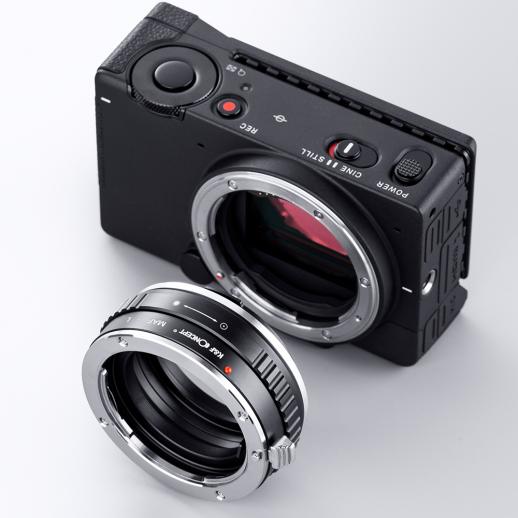 Sony A / Minolta AF レンズマウントアダプターの Lマウント カメラ