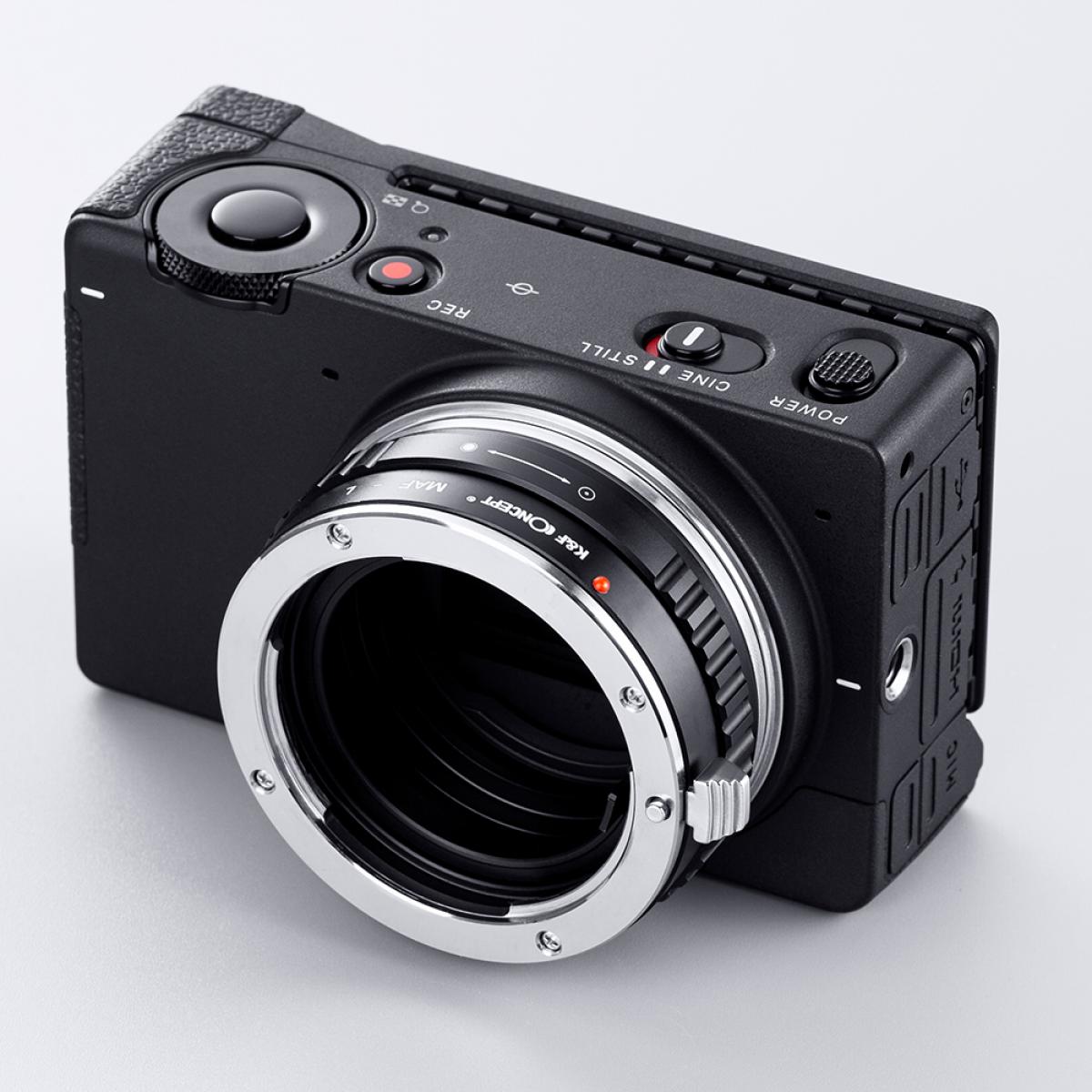 Sony A / Minolta AF レンズマウントアダプターの Lマウント カメラ 