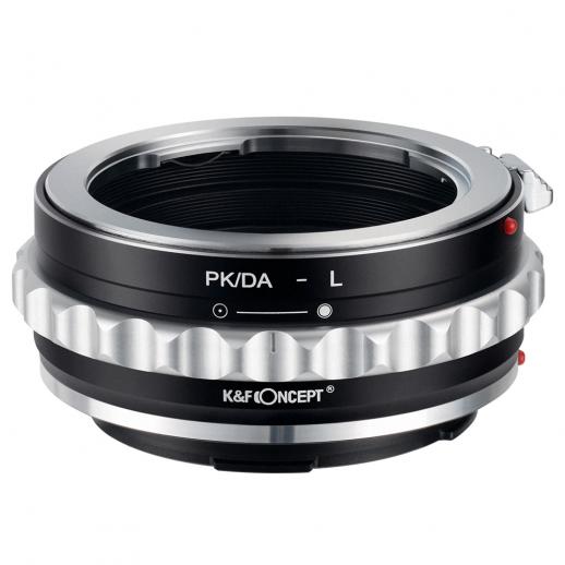 Pentax PK DA レンズマウントアダプターの Lマウント カメラ
