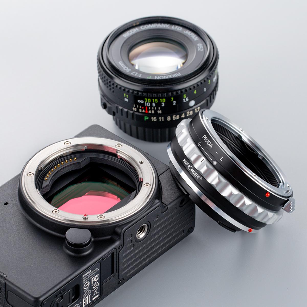 Pentax PK DA レンズマウントアダプターの Lマウント カメラ - KF Concept