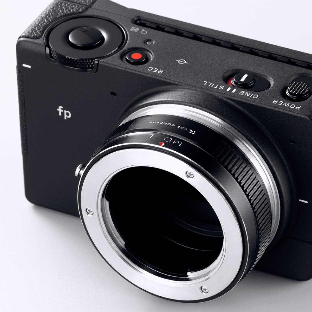 Minolta MD MC レンズマウントアダプターの Lマウント カメラ - K&F Concept