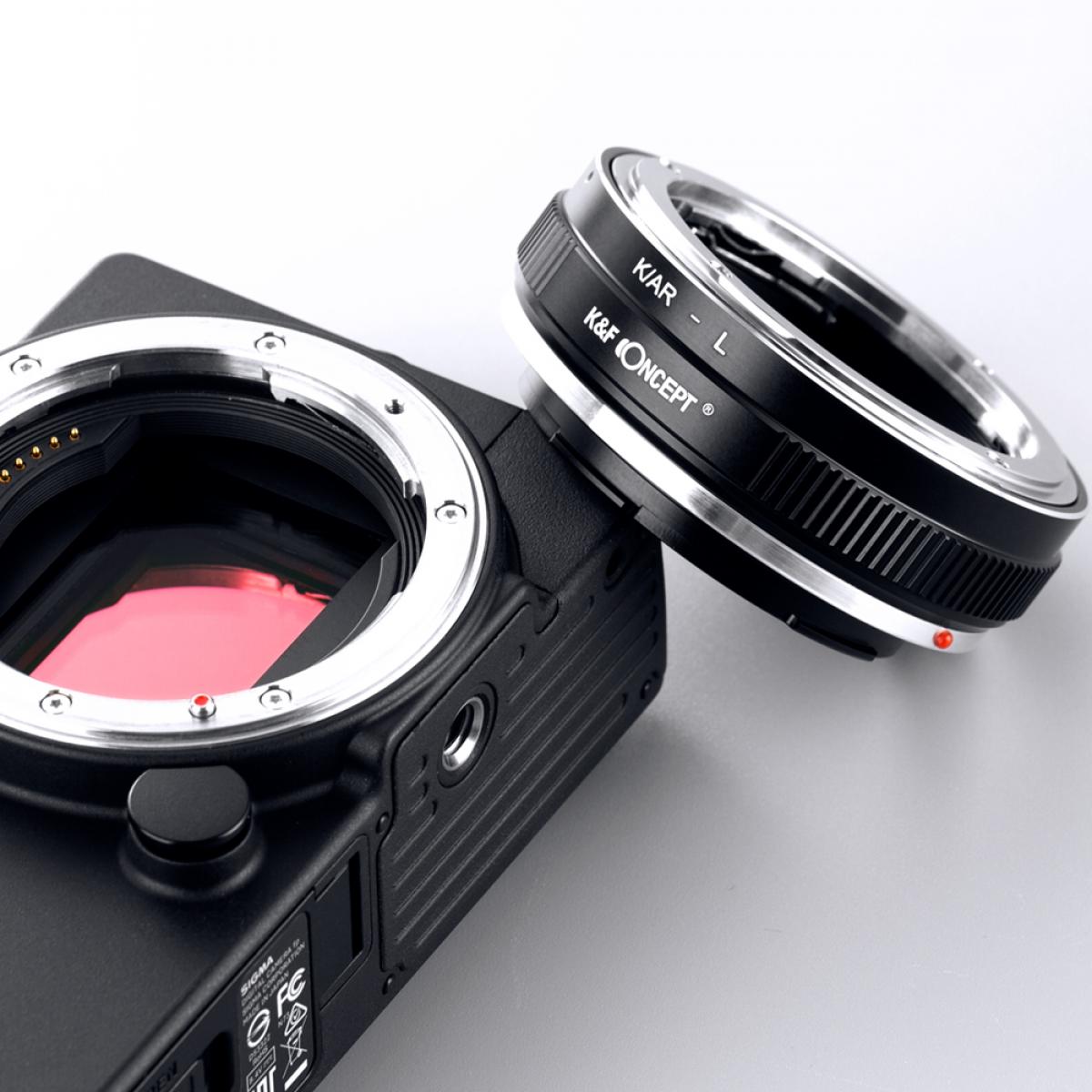 Konica AR レンズマウントアダプターの Lマウント カメラ - K&F Concept
