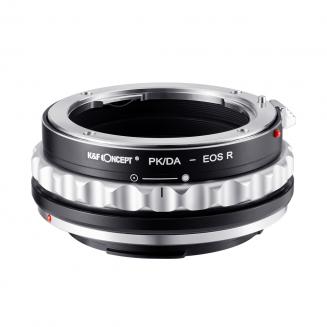 PK/DA-EOS R Manual Focus Compatible with Pentax K Mount (PK/DA) DSLR Lens to Canon EOS R Mount Camera Body Lens Mount Adapter