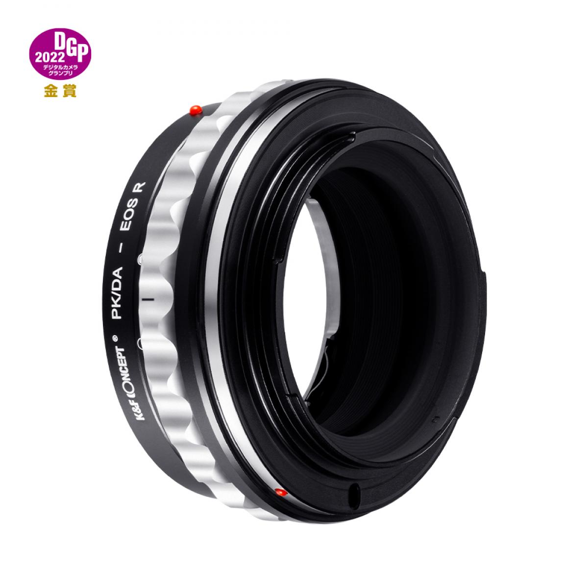 Lente Pentax (PK/DA) para Adaptador de Lente de Alta Precisão de Câmera de Montagem RF Canon, PK/DA-EOS R