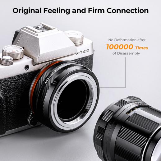 M42 レンズマウントアダプターの Fuji X カメラ, M42-FX IV PRO - K&F