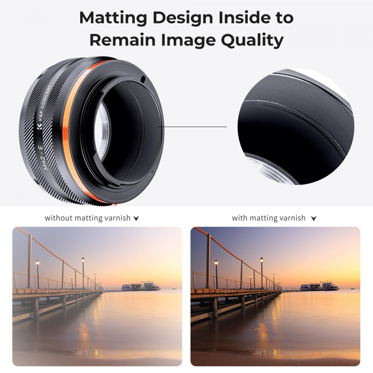 thumbnail image 2 of M42 Screw Mount To Sony NEX E-Mount Lens Adapter Ring For A6100 A5300 ILCE 2 of 3