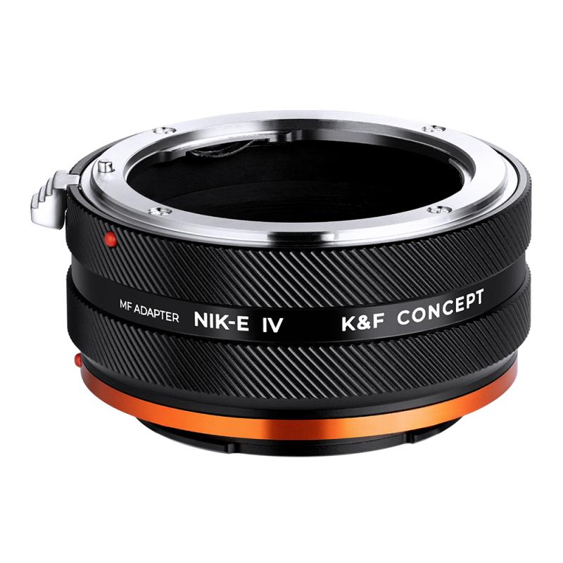 Nikon F-mount cameras with adapter