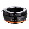 Lens Mount Adapter NIK(G)-NEX IV Manual Focus Compatible with Nikon F (G-Type) Lens and Sony E Mount Camera Body