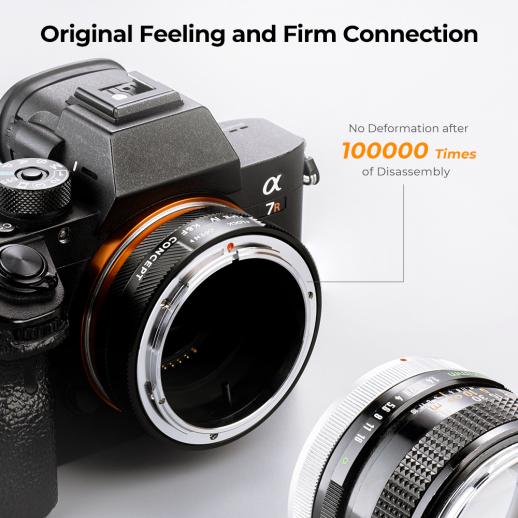 Adattatore con connettore per Canon FD su Sony NEX E-baionetta fotocamera 