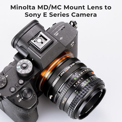 Minolta (SR / MD / MC) Series Lens Mount to Sony E Series Mount