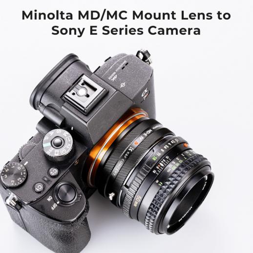 Minolta MD MC レンズマウントアダプターの Sony E カメラ, MD-E IV PRO