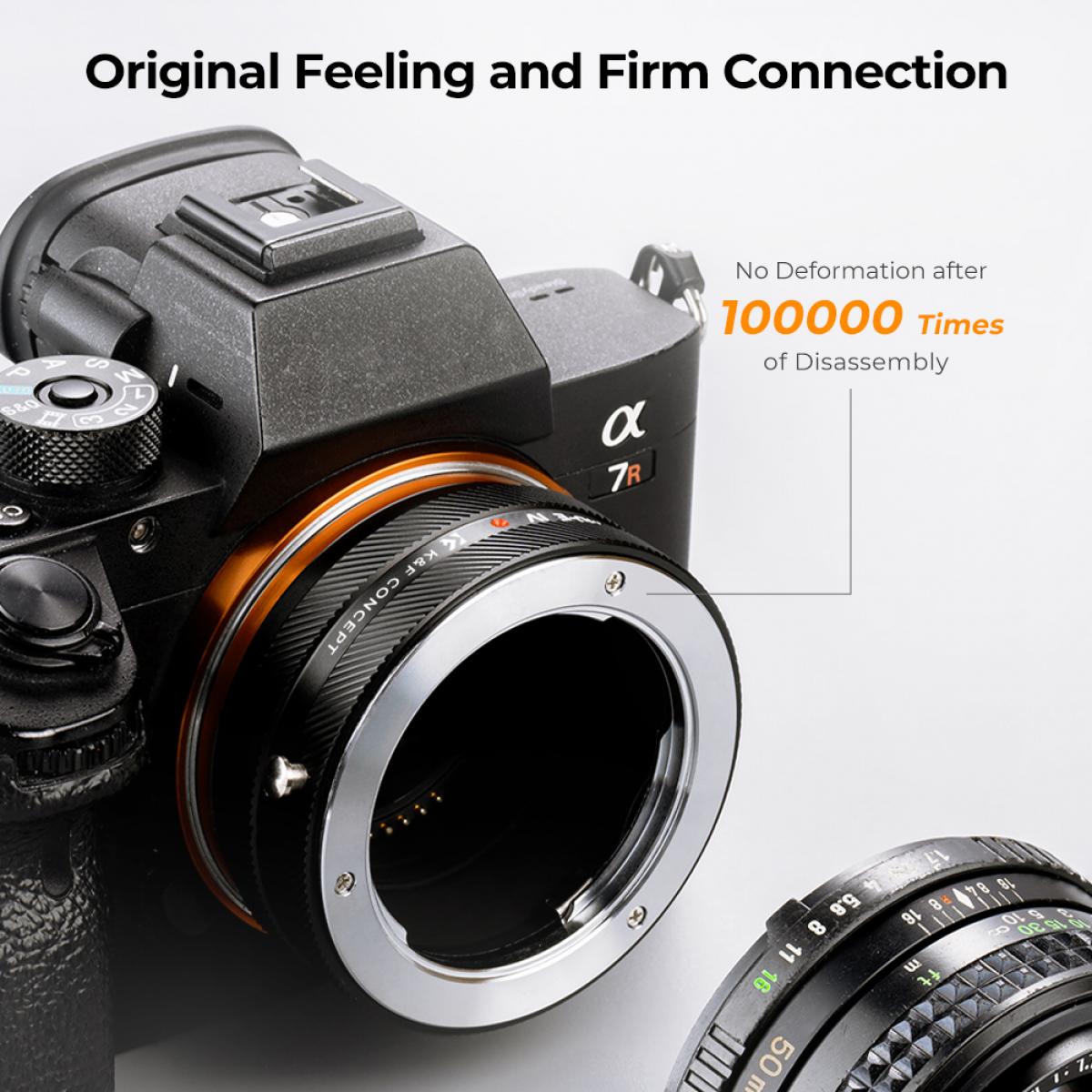 thumbnail image 2 of Minolta MD/MC SR Lens To Sony E-Mount Camera Adapter – For NEX, A6000, A6600, A6500 2 of 3
