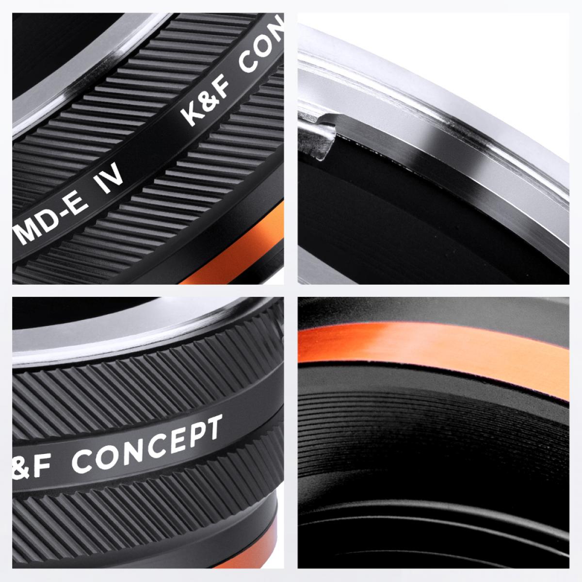 Minolta MD MC レンズマウントアダプターの Sony E カメラ, MD-E IV PRO - KF Concept