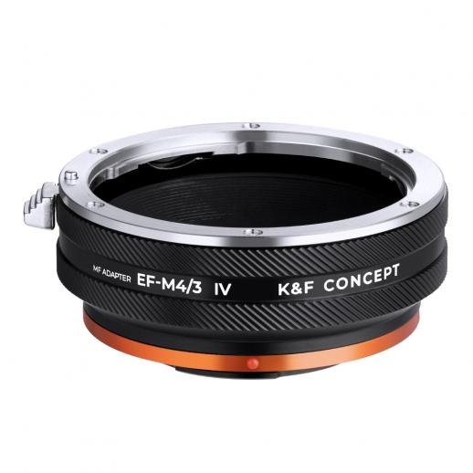 Lente Canon série EF para câmera de montagem série M4/3, adaptador de montagem de lente de alta precisão EOS-M4/3 IV PRO