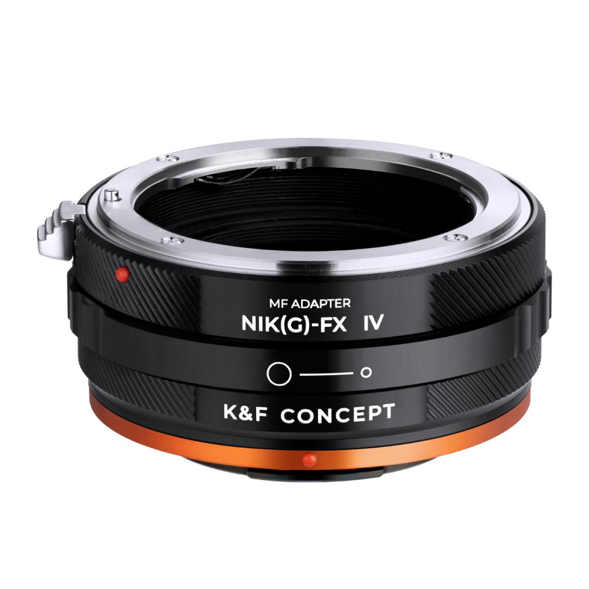 美品 K＆F Concept マウントアダプター KF-NGX（Nikon Fマウントレンズ - 富士フィルムX ボディ） MF専用 230802q  - カメラ、光学機器