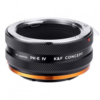 K&F Concept Pentax K Lens Mount to Sony E Camera Body Adapter Ring, matte lacquer, PK-E IV PRO