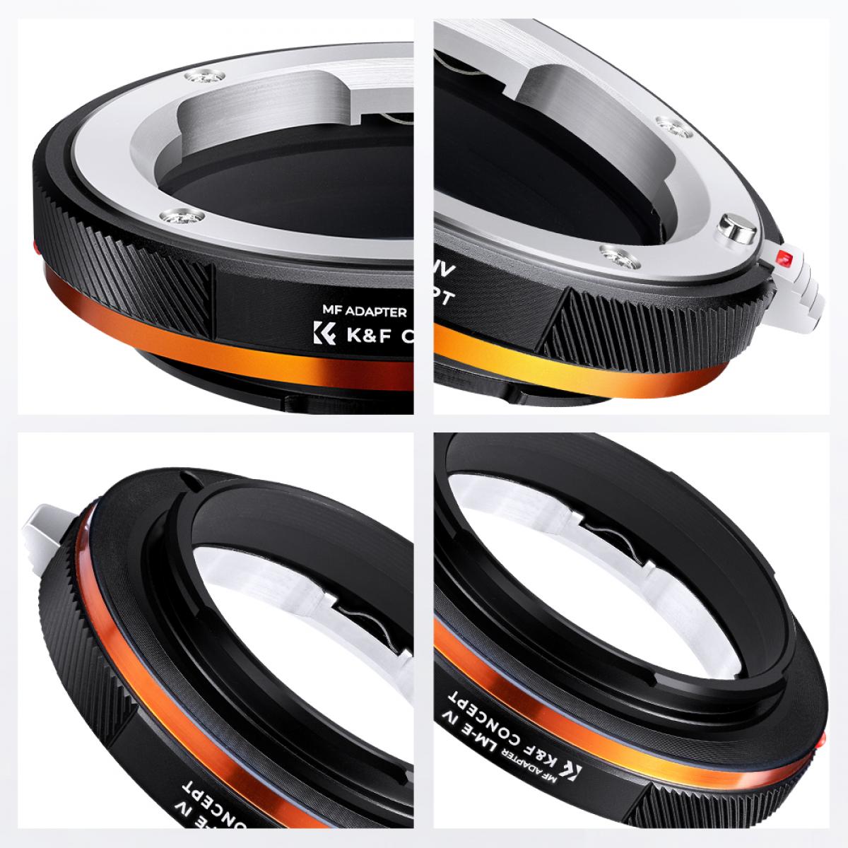 Leica M Lens to Sony E Mount Adapter with Control Ring