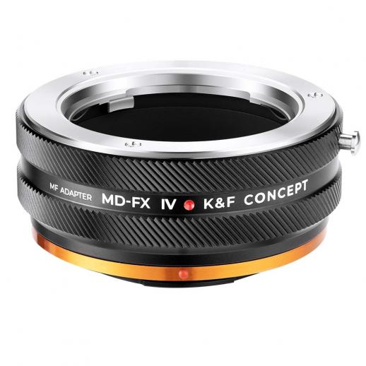 K&F Concept Minolta (SR / MD / MC) Lens Mount to Fuji X Camera Body Adapter  Ring, matte lacquer, MD-FX IV PRO