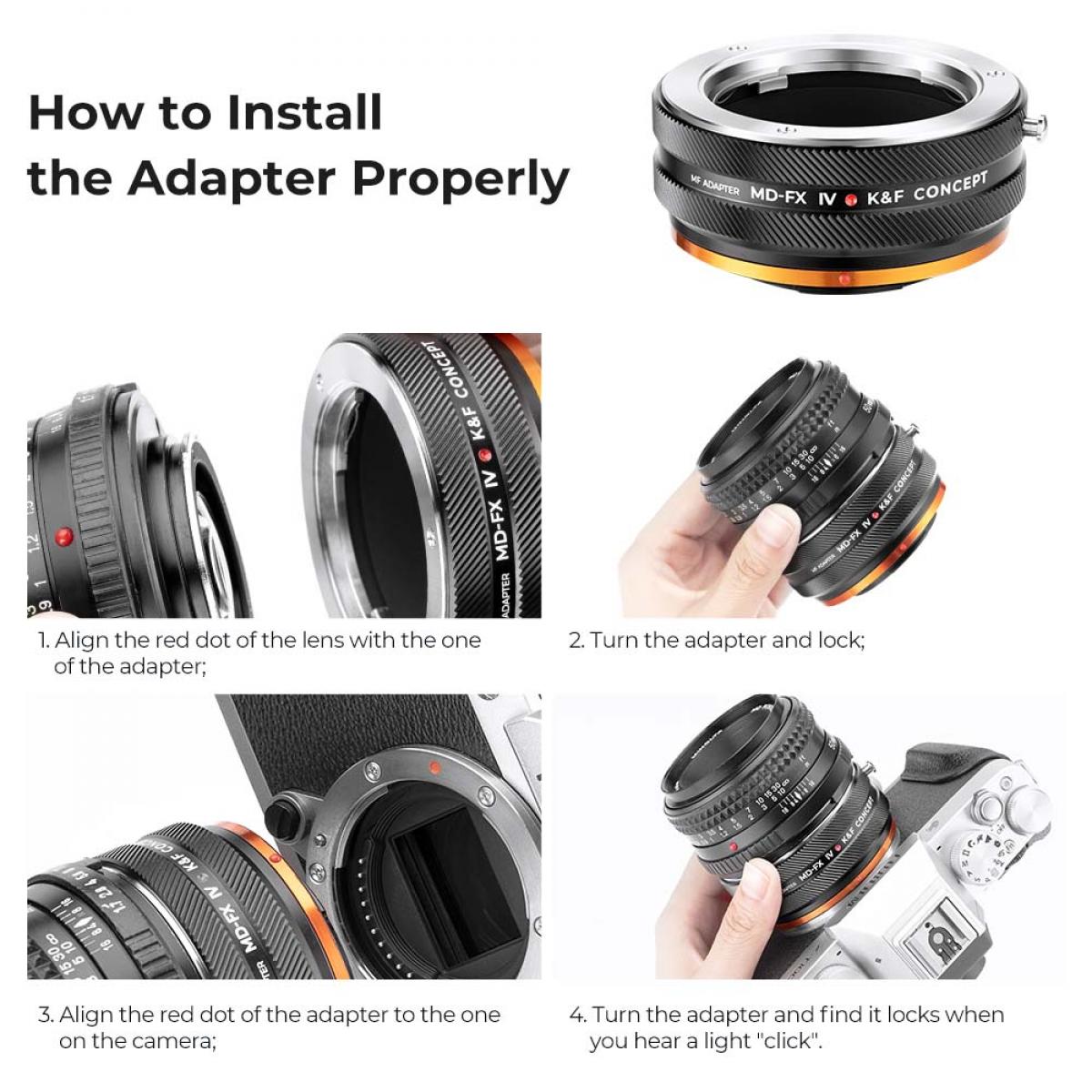 Reverse Ring Camera Mount Adapter (Sr / Md / Mc) - KENTFAITH