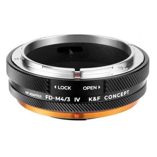 K&F Concept Canon FD/FL Lens Mount to M4/3 Camera Body Adapter Ring, matte lacquer, FD-M4/3 IV PRO