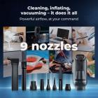 K&F Concept Electric Compressed Air Duster - 300000RPM Vacuum Cleaner, 3 Gear Adjustable, Super Wind Power, Rechargeable Brushless Motor for Deep Computer Clean, Keyboard, Car, Home, Outdoor