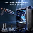 K&F Concept Electric Compressed Air Duster - 300000RPM Vacuum Cleaner, 3 Gear Adjustable, Super Wind Power, Rechargeable Brushless Motor for Deep Computer Clean, Keyboard, Car, Home, Outdoor