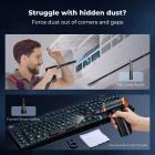 K&F Concept Electric Compressed Air Duster - 300000RPM Vacuum Cleaner, 3 Gear Adjustable, Super Wind Power, Rechargeable Brushless Motor for Deep Computer Clean, Keyboard, Car, Home, Outdoor