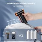 K&F Concept Electric Compressed Air Duster - 300000RPM Vacuum Cleaner, 3 Gear Adjustable, Super Wind Power, Rechargeable Brushless Motor for Deep Computer Clean, Keyboard, Car, Home, Outdoor