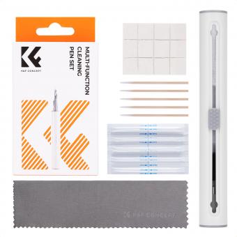 K&F Concept Airpod Cleaner Cleaning Tool Kit, Multi-Function Clean Pen with Soft Brush Flocking Sponge for Cleaning Bluetooth Earphones