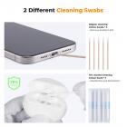 K&F Concept Airpod Cleaner Cleaning Tool Kit, Multi-Function Clean Pen with Soft Brush Flocking Sponge for Cleaning Bluetooth Earphones