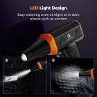 K&F Concept Brushless Compressed Air Duster, 3 Gear Adjustable, Super Wind Power,Rechargeable&Portable,for Deep Computer Clean, Keyboard, Car Dry, Home - Replace Compressed Air Cans